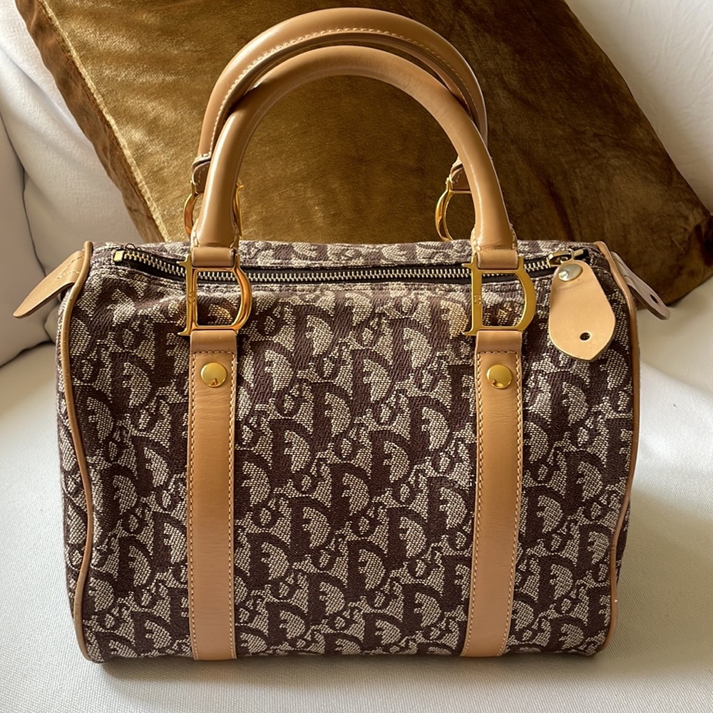 Christian Dior trotter Boston bag